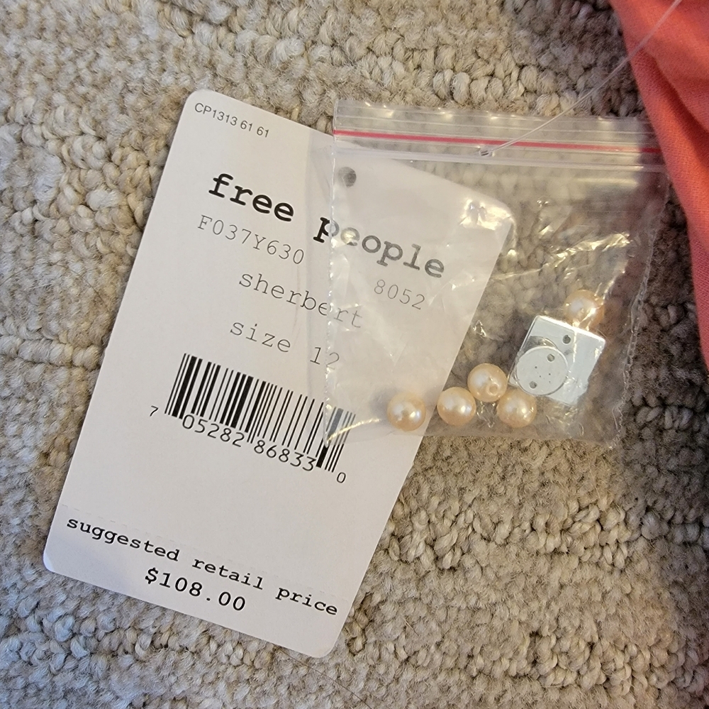 NWT - FREE PEOPLE Sherbert Dress Size 12 - Picture 2 of 7